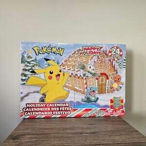 Pokémon Holiday Advent Calendar  24 Piece Christmas Blind Countdown  NWT